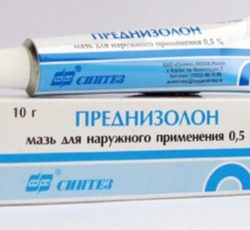 Активное вещество - Преднизолон