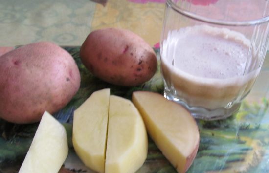 Сок сырого картофеля