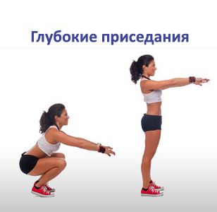 Глубокие приседания