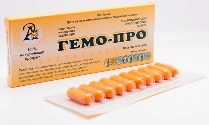 Применение свечей Гемо Про при геморрое