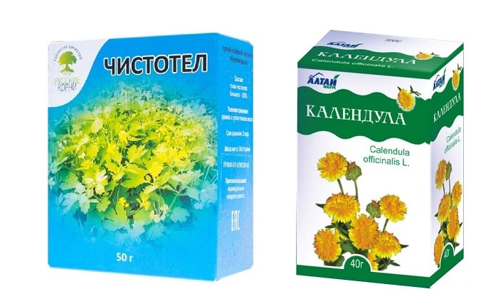 Можно ли принимать вместе Чистотел и Календулу?